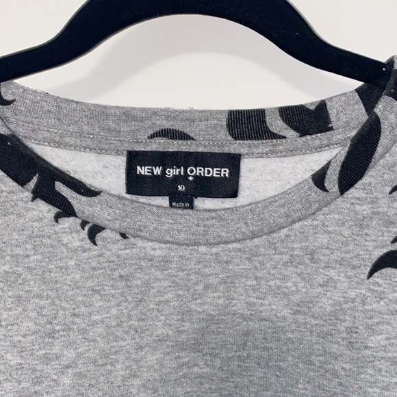 Ying yang grey cotton sweater - Picture 2 of 4